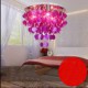 Warm Crystal Ceiling Lamp Shell LED