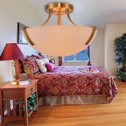 5 Rustic/Lodge / Vintage Mini Style / Bulb Included Painting Metal Pendant Lights Bedroom / Dining Room / Kitchen