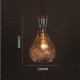 E27 220V 22*13CM 10-15㎡Romantic Bottle Creative Carved Art Glass Chandelier Light Led