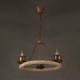 40W Vintage / Country LED Painting Metal Pendant Lights Dining Room / Study Room/Office / Game Room / Hallway / Garage