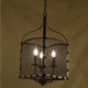 A restaurant Net Cover Personality Retro Industrial Wind Cafe Wrought Lron Chandelier