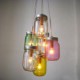 E27 11*21CM Line 1M Led Creative Wishing Bottle Glass Sweet Children Room Three Personality Droplight Lamp