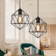 E27 5-15㎡ Geometrical Line Diamond Wrought Iron Chandelier Pendant Lights LED Modern/Contemporary