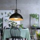 E27 30*26CM Nordic Line 1M American Country Industrial Semicircle Fashion, Wrought Iron Single Head Droplight LED