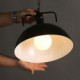 E27 30*26CM Nordic Line 1M American Country Industrial Semicircle Fashion, Wrought Iron Single Head Droplight LED