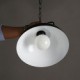 E27 30*26CM Nordic Line 1M American Country Industrial Semicircle Fashion, Wrought Iron Single Head Droplight LED