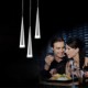 Max 5W Modern/Contemporary LED Chrome Metal Pendant Lights Living Room / Bedroom