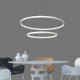 48W Pendant Light Modern Design/High Quality LED Two Ring/Fit for Showroom,Living Room, Dining Room,Study Room/Office