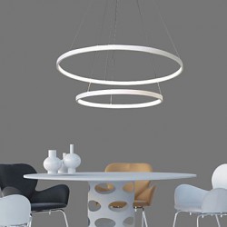 48W Pendant Light Modern Design/High Quality LED Two Ring/Fit for Showroom,Living Room, Dining Room,Study Room/Office