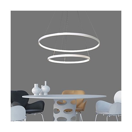 48W Pendant Light Modern Design/High Quality LED Two Ring/Fit for Showroom,Living Room, Dining Room,Study Room/Office