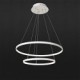 48W Pendant Light Modern Design/High Quality LED Two Ring/Fit for Showroom,Living Room, Dining Room,Study Room/Office