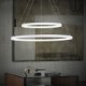 48W Pendant Light Modern Design/High Quality LED Two Ring/Fit for Showroom,Living Room, Dining Room,Study Room/Office