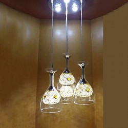 Pendant Lights LED Modern/Contemporary Living Room/Bedroom/Dining Room/Study Room/Office Glass