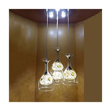 Pendant Lights LED Modern/Contemporary Living Room/Bedroom/Dining Room/Study Room/Office Glass