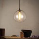 E27 20*18CM Line 1M American Creative Nordic Contracted Rural Glass Ball Single Head Droplight Led Lanp