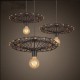 American Country Iron Industry Ferris Wheel Chandelier