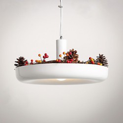 Pure White New Modern Contemporary Decorative Design Pendant Light/Dinning Room, Living Room, Family Room, Bedroom