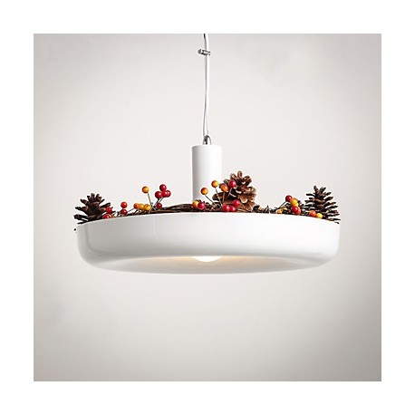 Pure White New Modern Contemporary Decorative Design Pendant Light/Dinning Room, Living Room, Family Room, Bedroom