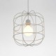 Mini Artistic Birdcage Pendant Lamp/1 Light/Mordern Simplicity/Finish Black/White/Metal/Carbon Steel Droplight