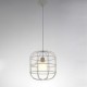 Mini Artistic Birdcage Pendant Lamp/1 Light/Mordern Simplicity/Finish Black/White/Metal/Carbon Steel Droplight