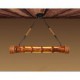 Coffee Garden Decorative Carving Bamboo Chandelier