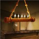 Cafe Pastoral Nostalgia Decorative Bamboo Chandelier