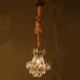 Retro Restaurant lounge Bar Hemp Industrial Wind Imitation Crystal Chandelier B