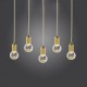 Max 3W Modern/Contemporary / Vintage LED / Mini Style Gold Metal Pendant LightsLiving Room / Bedroom / Dining Room / Study Room/