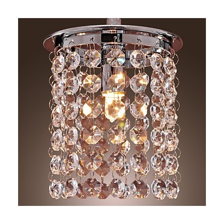 Max 40W Modern/Contemporary Crystal / Mini Style / Bulb Included Electroplated Pendant LightsLiving Room / Dining Room / Study