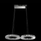 8 Shape LED Crystal Ceiling Pendant Light Chandeliers Lighting Fixtures with 38W CE FCC ROHS