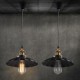 Retro Classic European Style Pendant Lights Dining Room Metal Art Droplight Give 40w Bulb Diameter 35CM