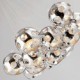 10 Watt Modern/Contemporary / Globe Bulb Included Chrome Metal Pendant Lights