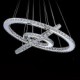 LED Crystal Ceiling Lights Pendant Chandelier Light Lighting Fixtures with LED Warm and LED Cool White D204060cm CE UL