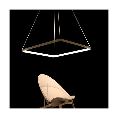 Modern Design/30W LED Pendant Light Squareness/Fit for Showroom,Living Room, Dining Room,office, Game Room, Kids Room