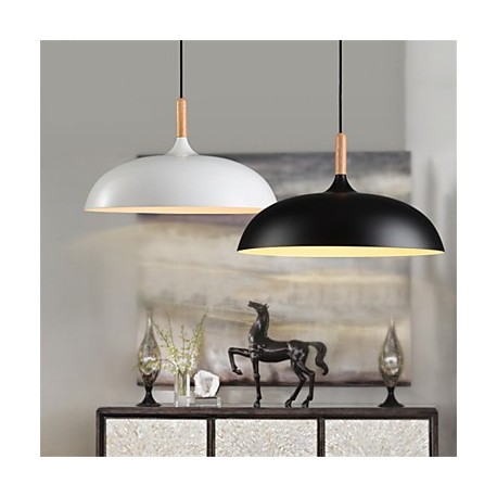 Retro pendant lights Painting Wood+Metal Dining Room, Living Room, Cafe , Kitchen , Kids Room pendant lamps