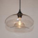 Modern Characteristic 1 Light Pendant With Transparent Shade