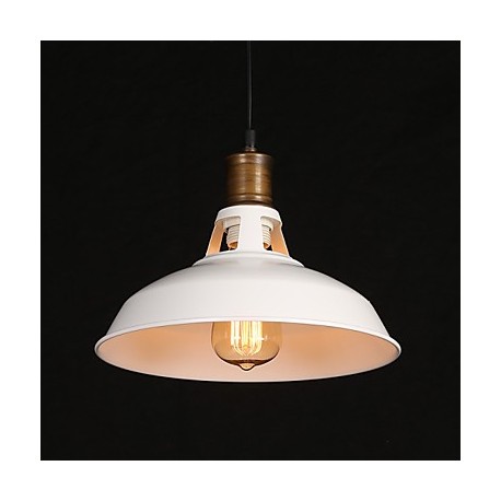 E27 28*18.5CM Led American Country Style Originality Single Head Wrought Iron Hollow Out Droplight Lamp