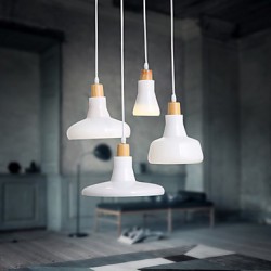 Creative Characteristic 4 Light Pendant with Iron Shade