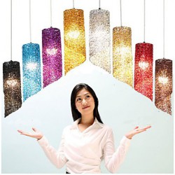 Single Head Cylindrical Round long Aluminum Cylinder Creative Personality lamps