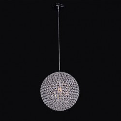 Simple Spherical Metal Frame K9 Crystal Chandelier