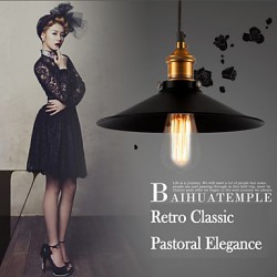 European Style Retro Classic Pendant Lights Dining Room Art Droplight Give 40w Bulb Diameter 26CM