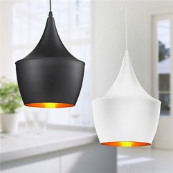 New 60W Pendant Light Retro Vintage Tom Dixon Design Black/White B Type Cafe Game Room Restaurant pendant lamps