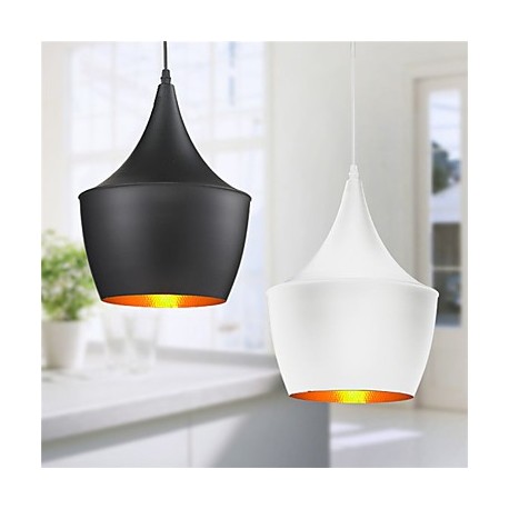 New 60W Pendant Light Retro Vintage Tom Dixon Design Black/White B Type Cafe Game Room Restaurant pendant lamps