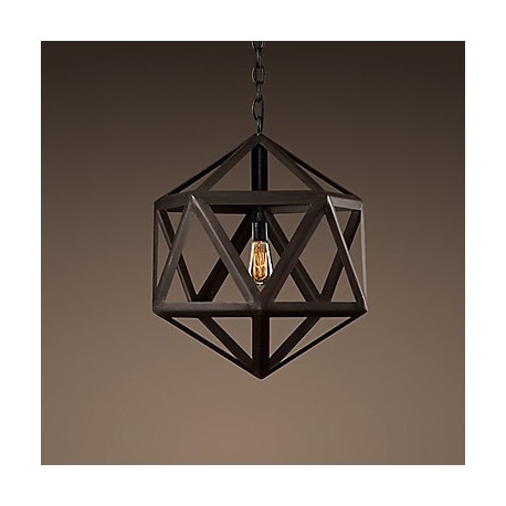 60W Iron Pendent Light with Painting Finish