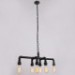 Water Pipe Retro Plating 6Light Painting Pendant