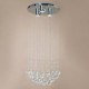 Modern 3 - Light Flush Mount with Crystal Beads