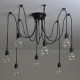 8 Lights Chandeliers / Pendant Lights Traditional/Classic / Retro Bedroom / Study Room/Office / Hallway E26/E27 Metal