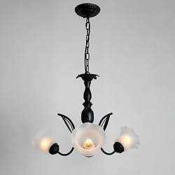 Max 60W Traditional/Classic Painting Metal Chandeliers Bedroom / Dining Room / Kitchen
