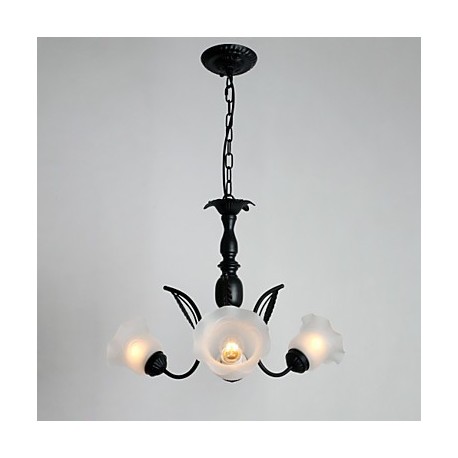 Max 60W Traditional/Classic Painting Metal Chandeliers Bedroom / Dining Room / Kitchen