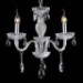 6-Light The style of palace Glass Chandelier With Candle Bulb
